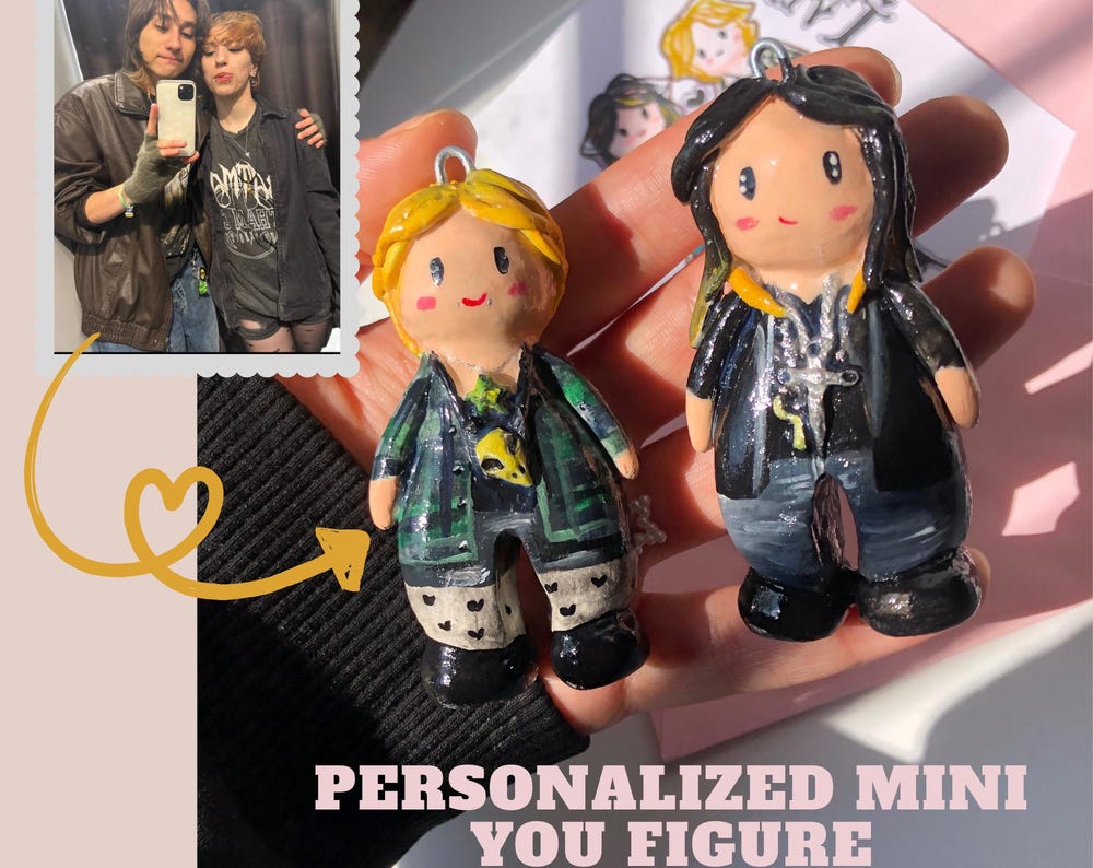 Personalized Mini Figure Keychain Gift